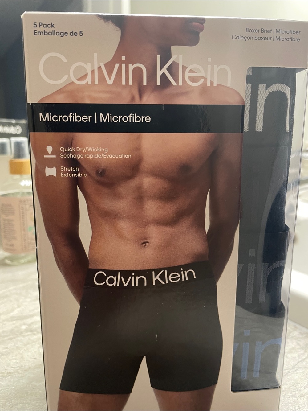 Calvin Klein Black Microfiber Boxer Briefs - 5 Pack